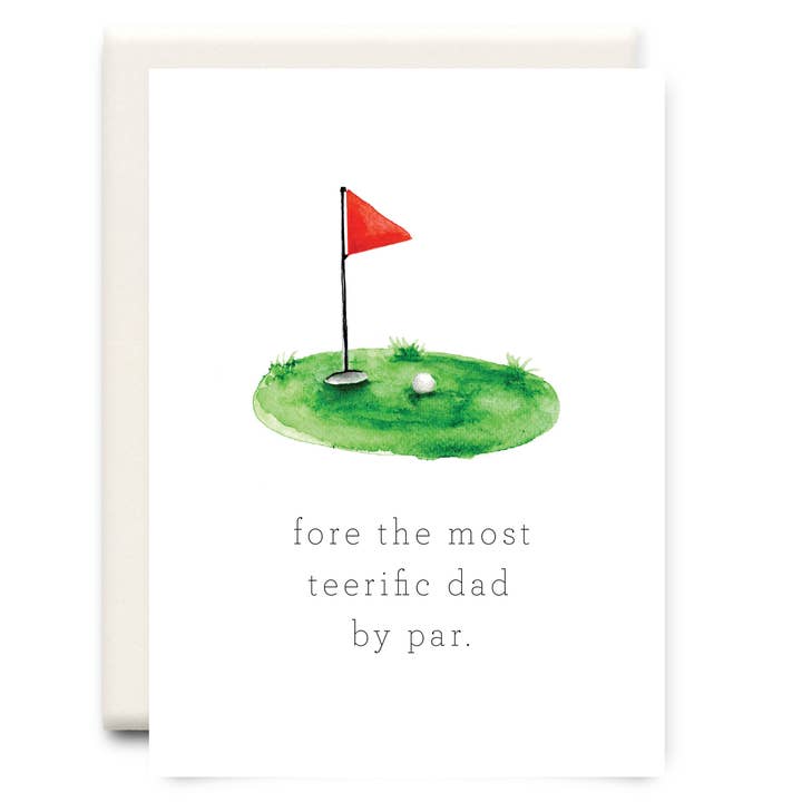 Dad by Par Father's Day Greeting Card