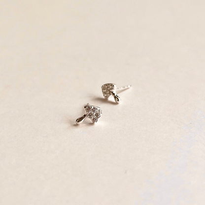 Pave Stud Earrings