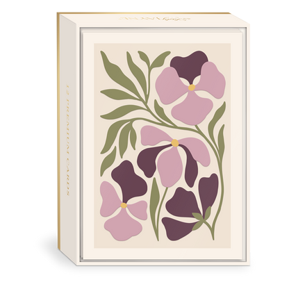 Pansy Blank Boxed Note Cards