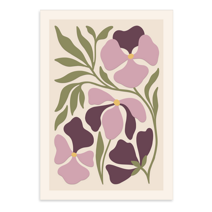 Pansy Blank Boxed Note Cards