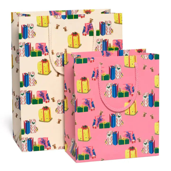 Mice and Presents Gift Bag – Medium