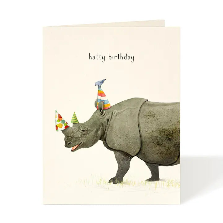 Birthday Rhino Birthday Card