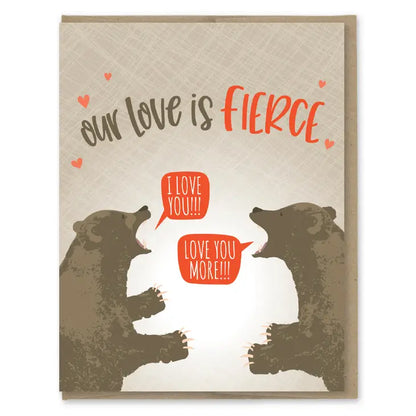 Fierce Love Valentine's Day Card