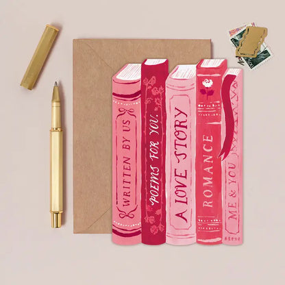 Love Story Books Card