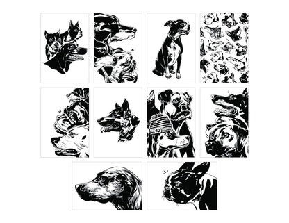 Dog Box Postcard Set