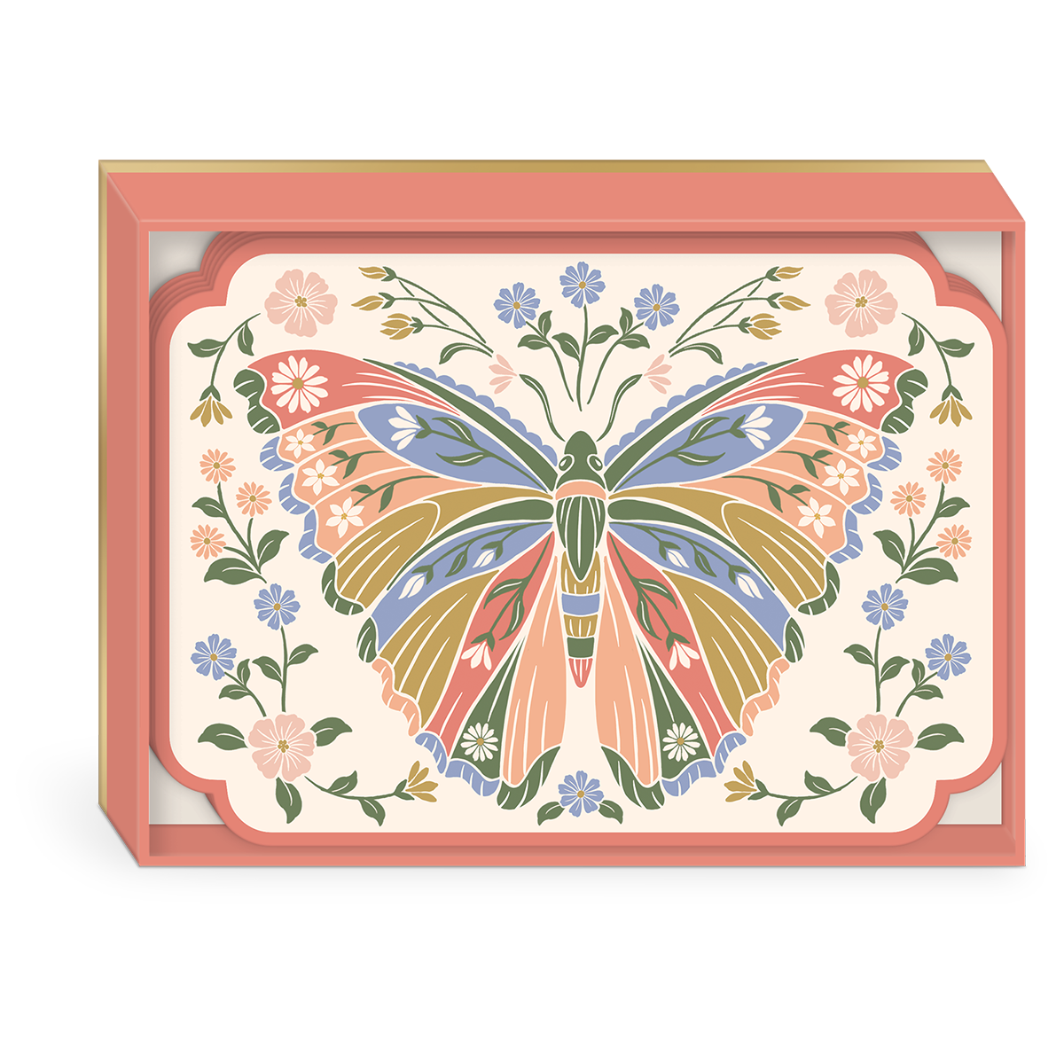 Wildflower Meadow Butterfly Blank Boxed Note Cards