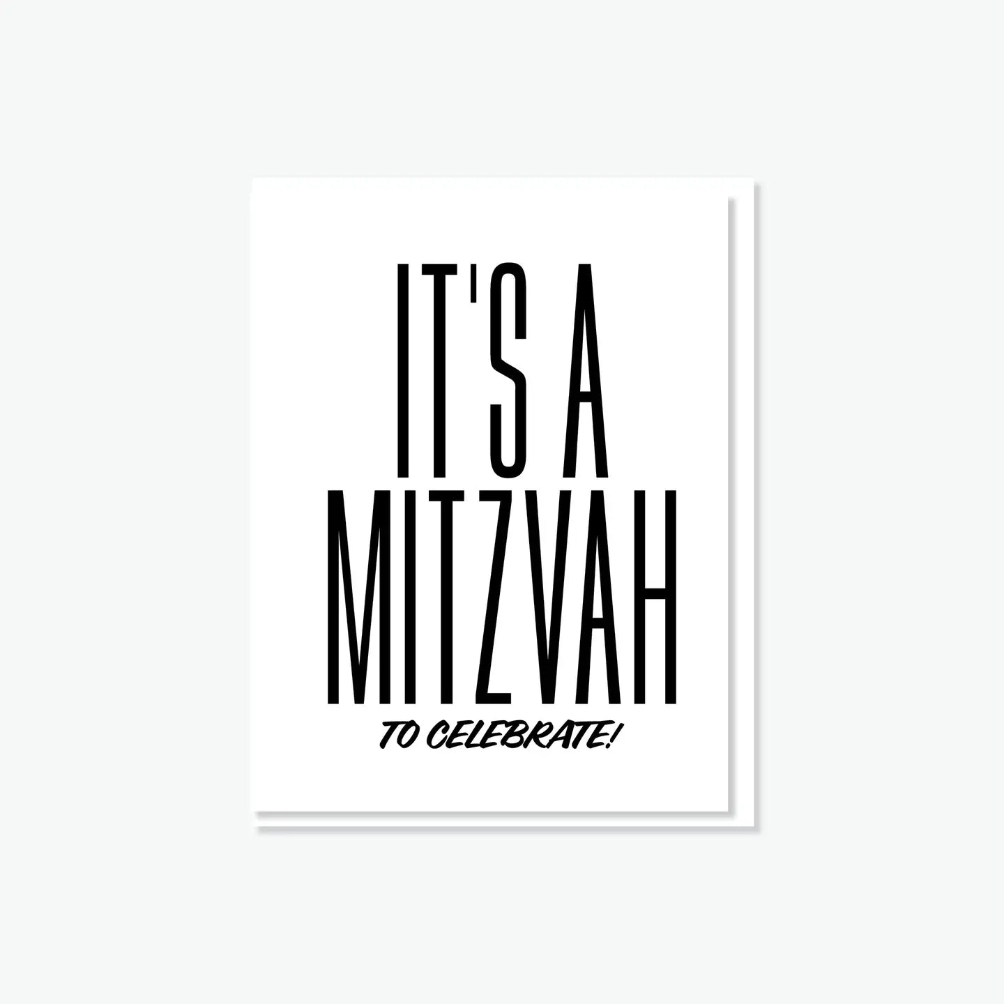 It's A Mitzvah To Celebrate! Card