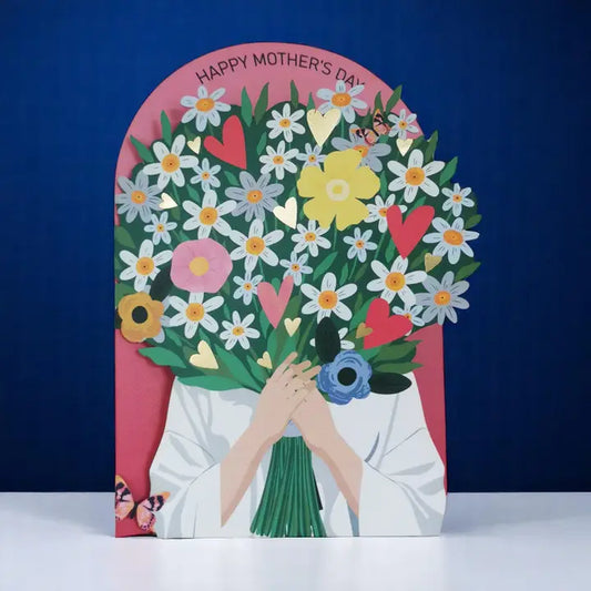 Happy Mother'S Day Bouquet Laser Cut Card