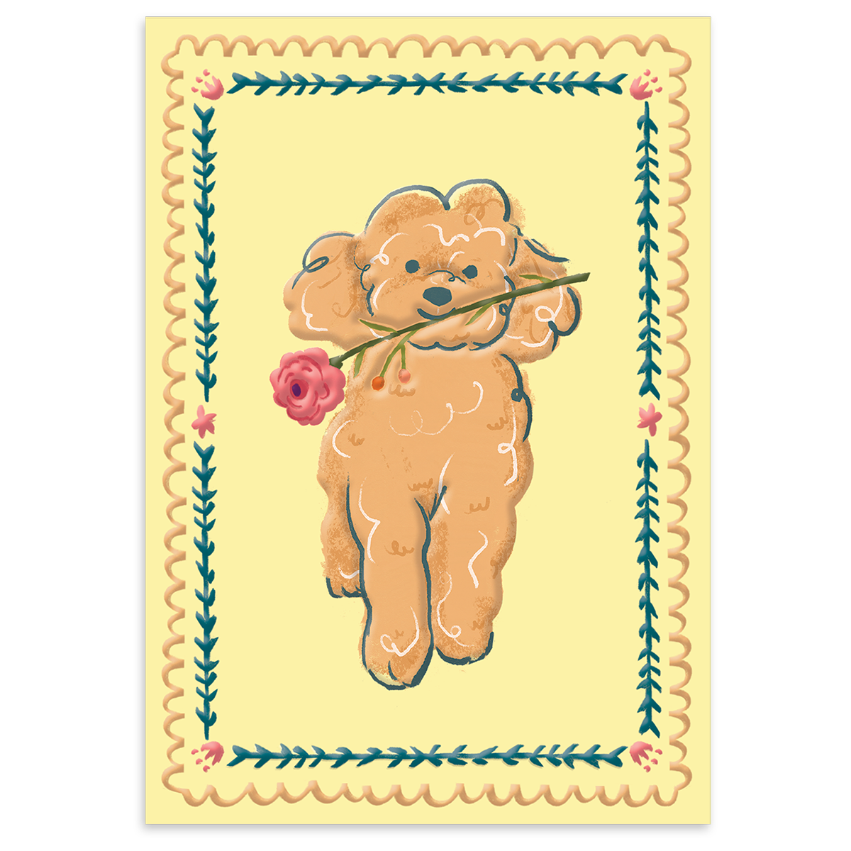 Friendly Dog Blank Boxed Note Cards