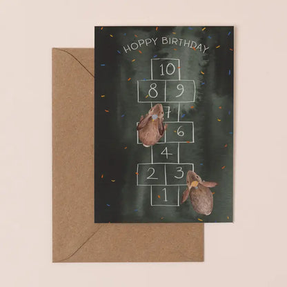 Hoppy Birthday Card