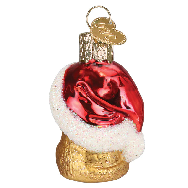 Mini Santa's Kitten Ornament