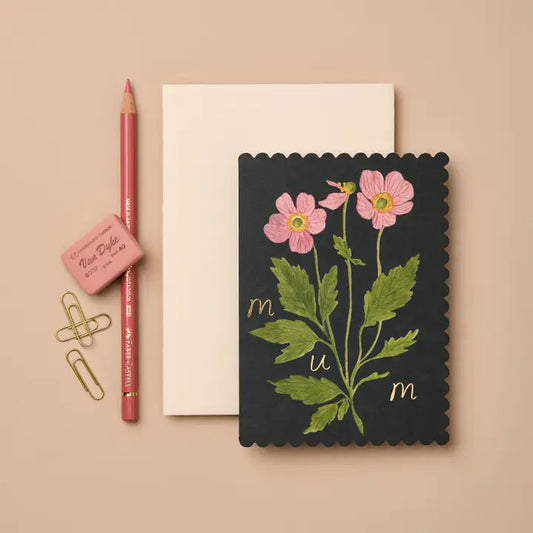 Anemone Mum Card