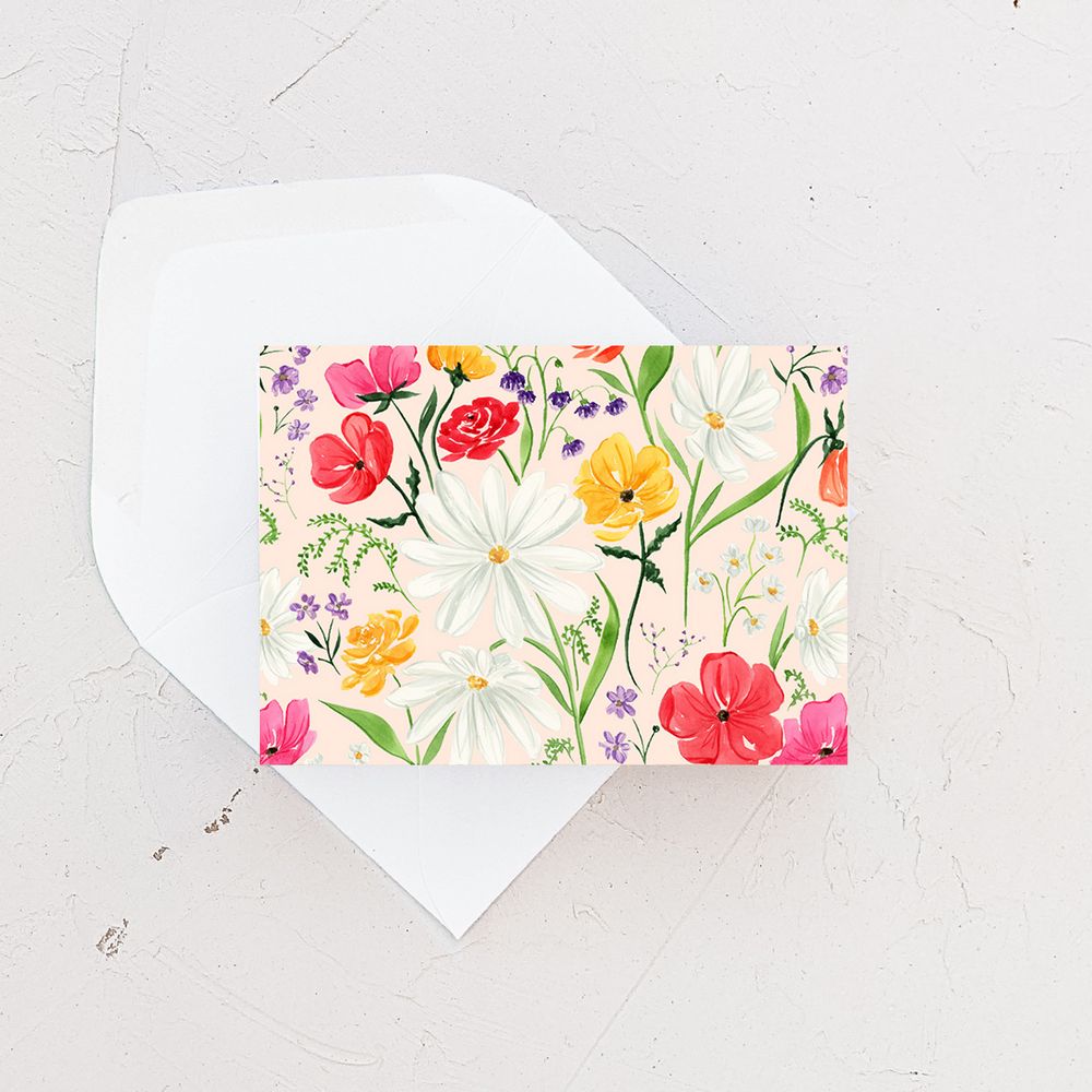 Dainty Wildflowers Enclosure Card