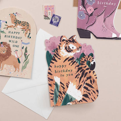 Tiger Birthday Card