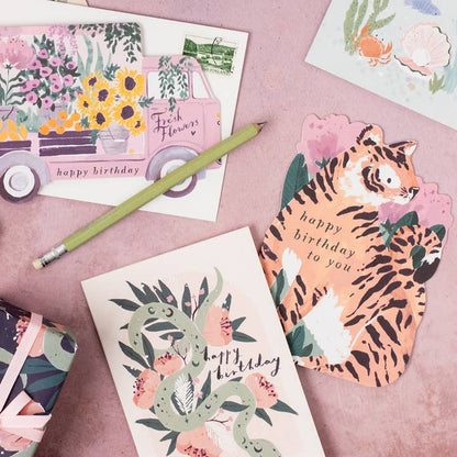 Tiger Birthday Card