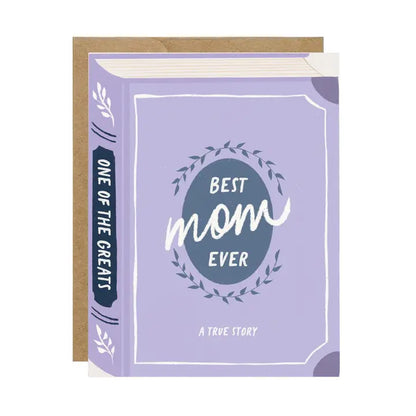 Best Mom Ever A True Story Bookish Card