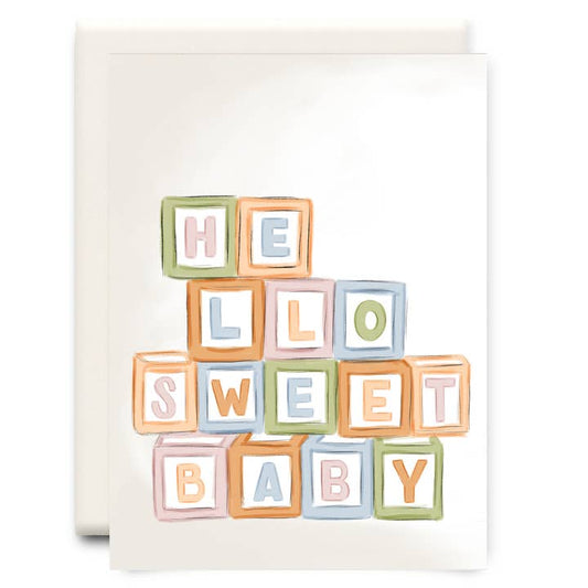 Hello Sweet Baby Greeting Card