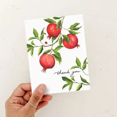 Pomegranate Thank You Card