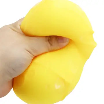 Cheese Cube Fluffy Slime Squishy Toy