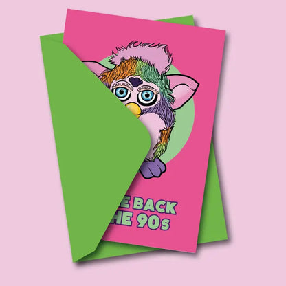 90s Nostalgic Birthday Greeting Card