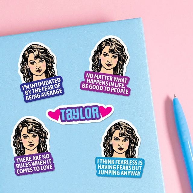 Taylor Swift Quotes Vinyl Sticker Sheet