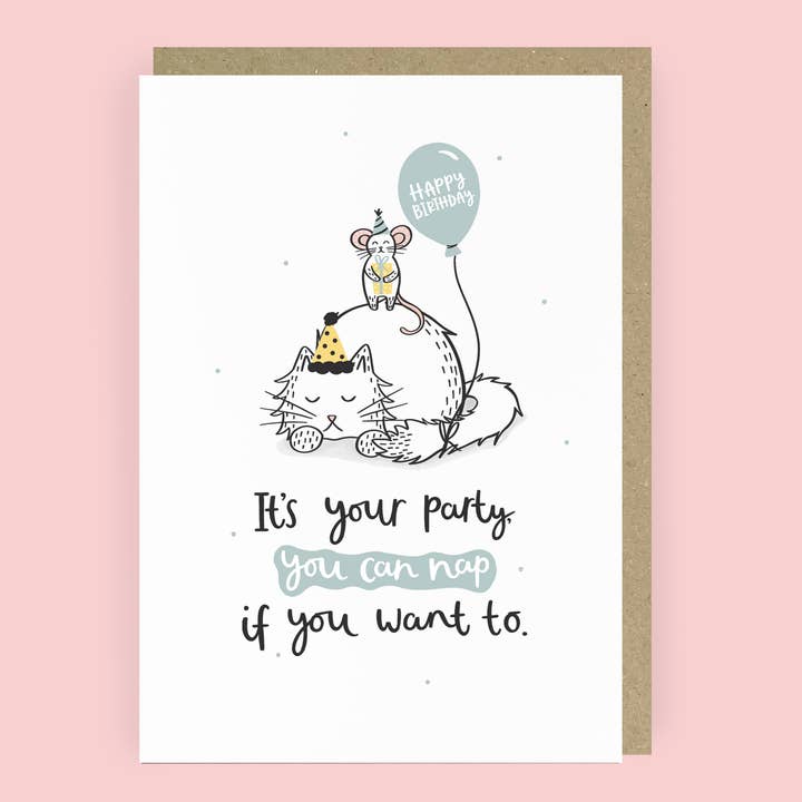 It's Your Party Funny Birthday Card