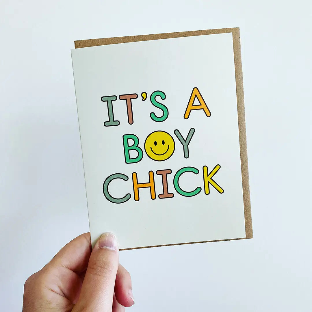 It's A Boychick Card