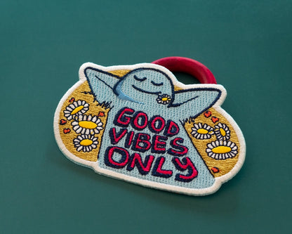 #129 Good Vibes Only Iron-On Patch