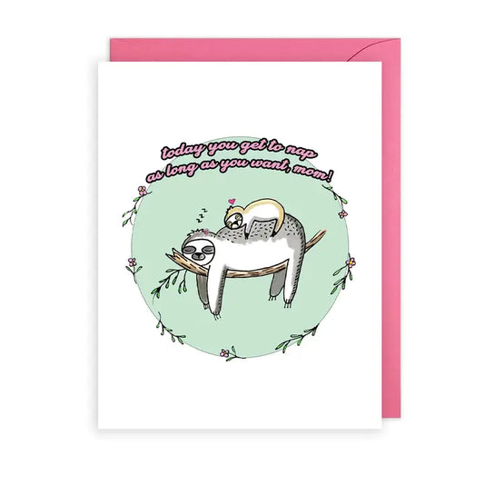 Nap Time Mother's Day Card