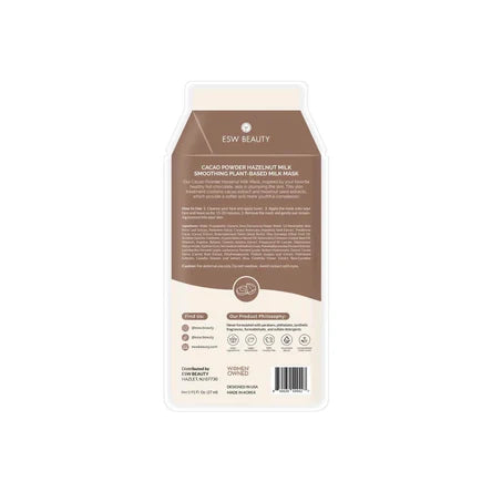 Cacao Powder Hazelnut Milk Smoothing Face Mask