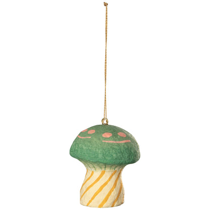 Mushroom Gems Mache Ornament