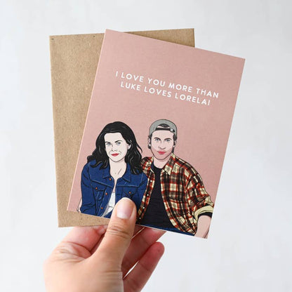 Luke Loves Lorelai Pop Culture Card