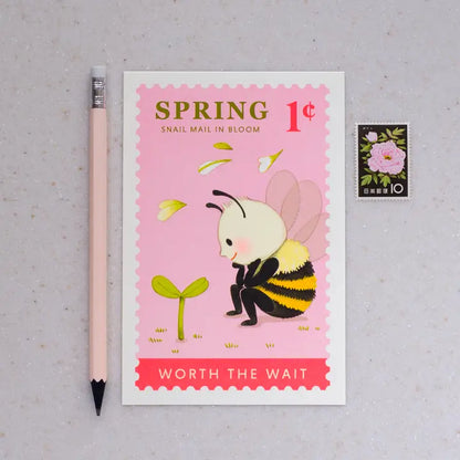 Spring Seedling Dance Postcard