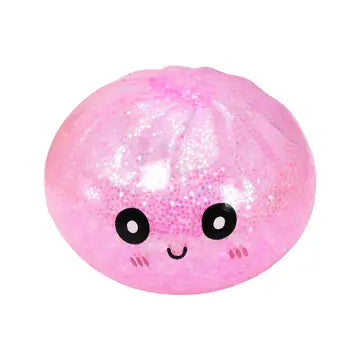 Metallic Glitter Bao Bun Dumpling Squishy Toy