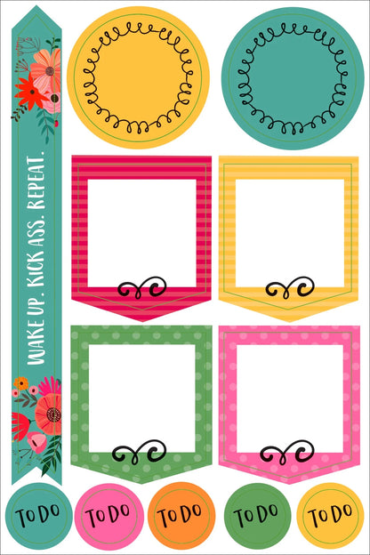 Border And Frames Planner Stickers