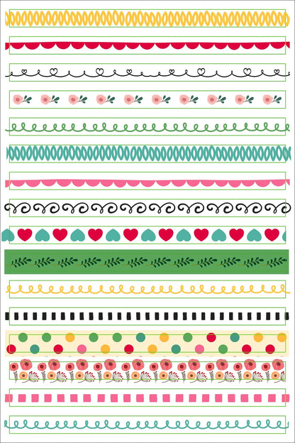 Border And Frames Planner Stickers