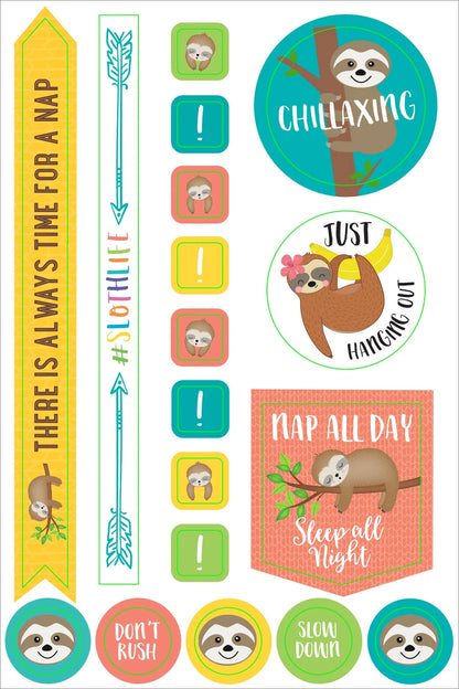 Essentials Sloth Planner Stickers