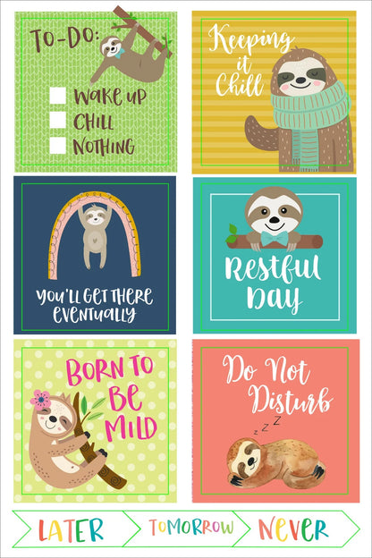 Essentials Sloth Planner Stickers