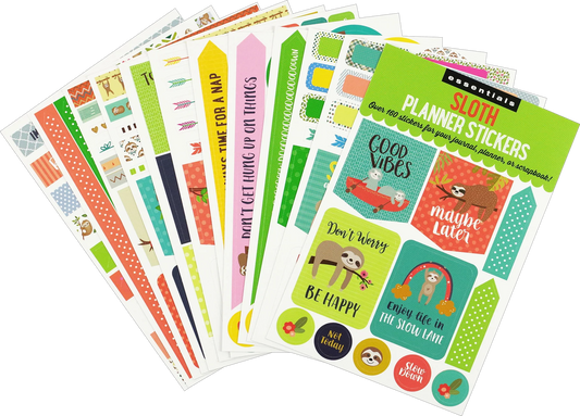 Essentials Sloth Planner Stickers