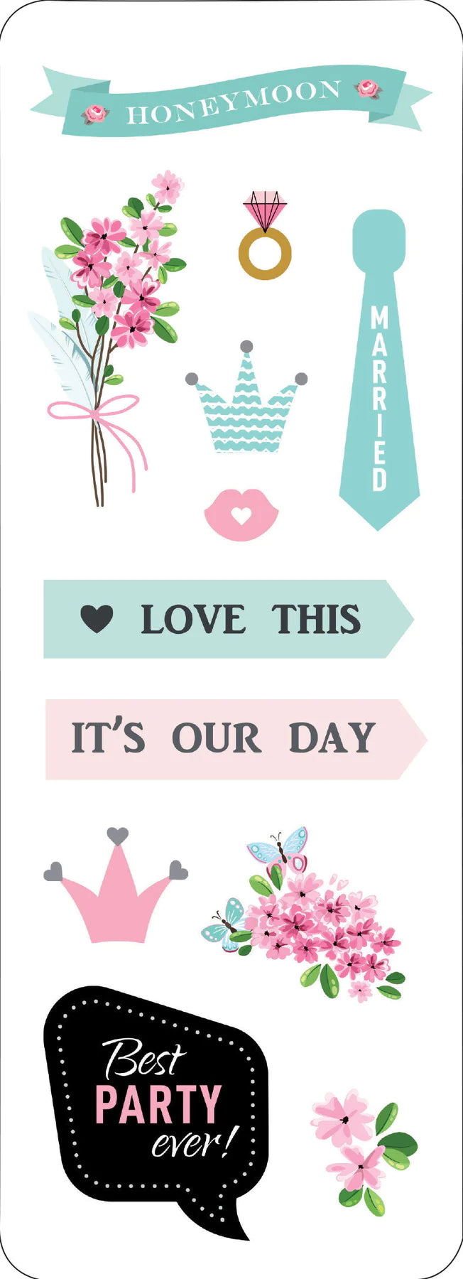 Sticker Set Wedding