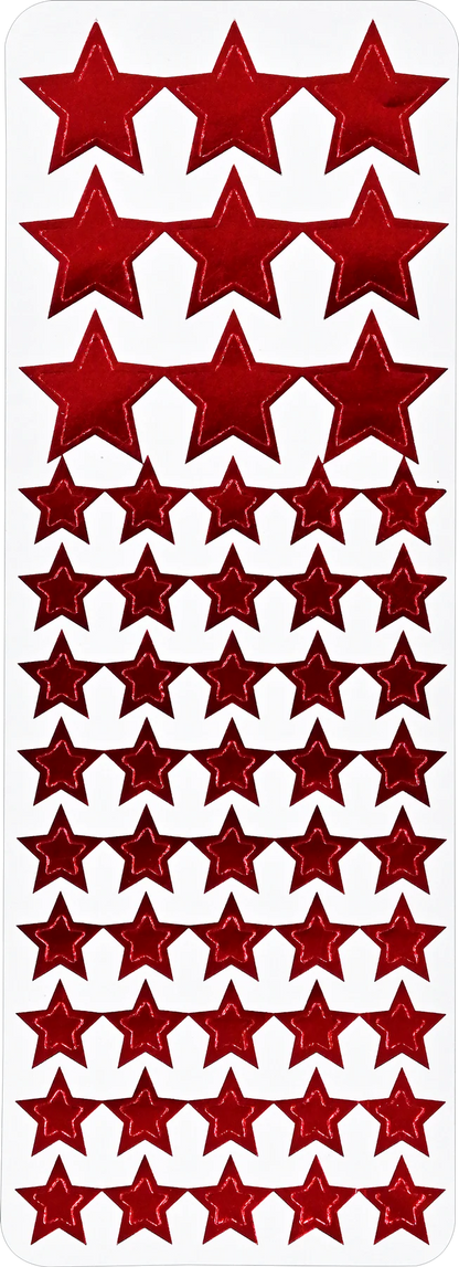 Color Foil Stars Sticker Set