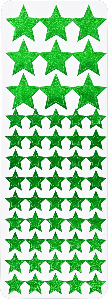 Color Foil Stars Sticker Set