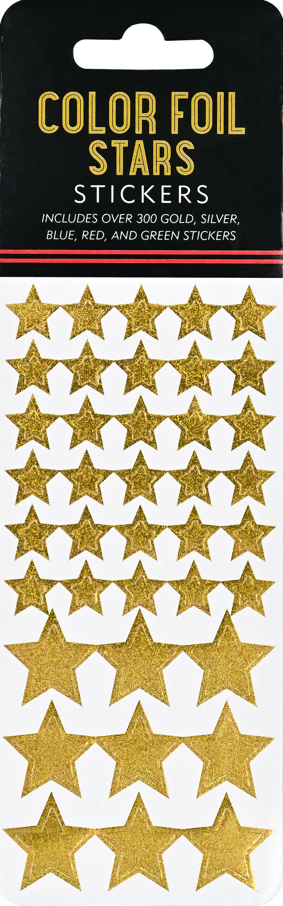 Color Foil Stars Sticker Set