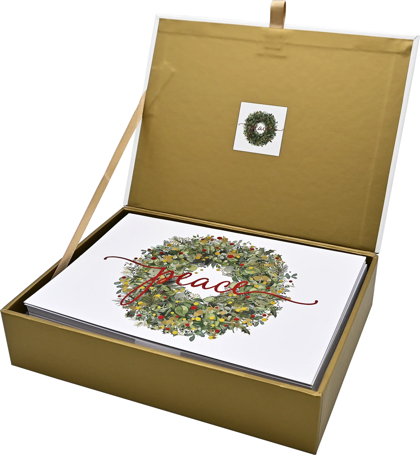 Wreath Of Peace Holiday Deluxe Boxed Cards