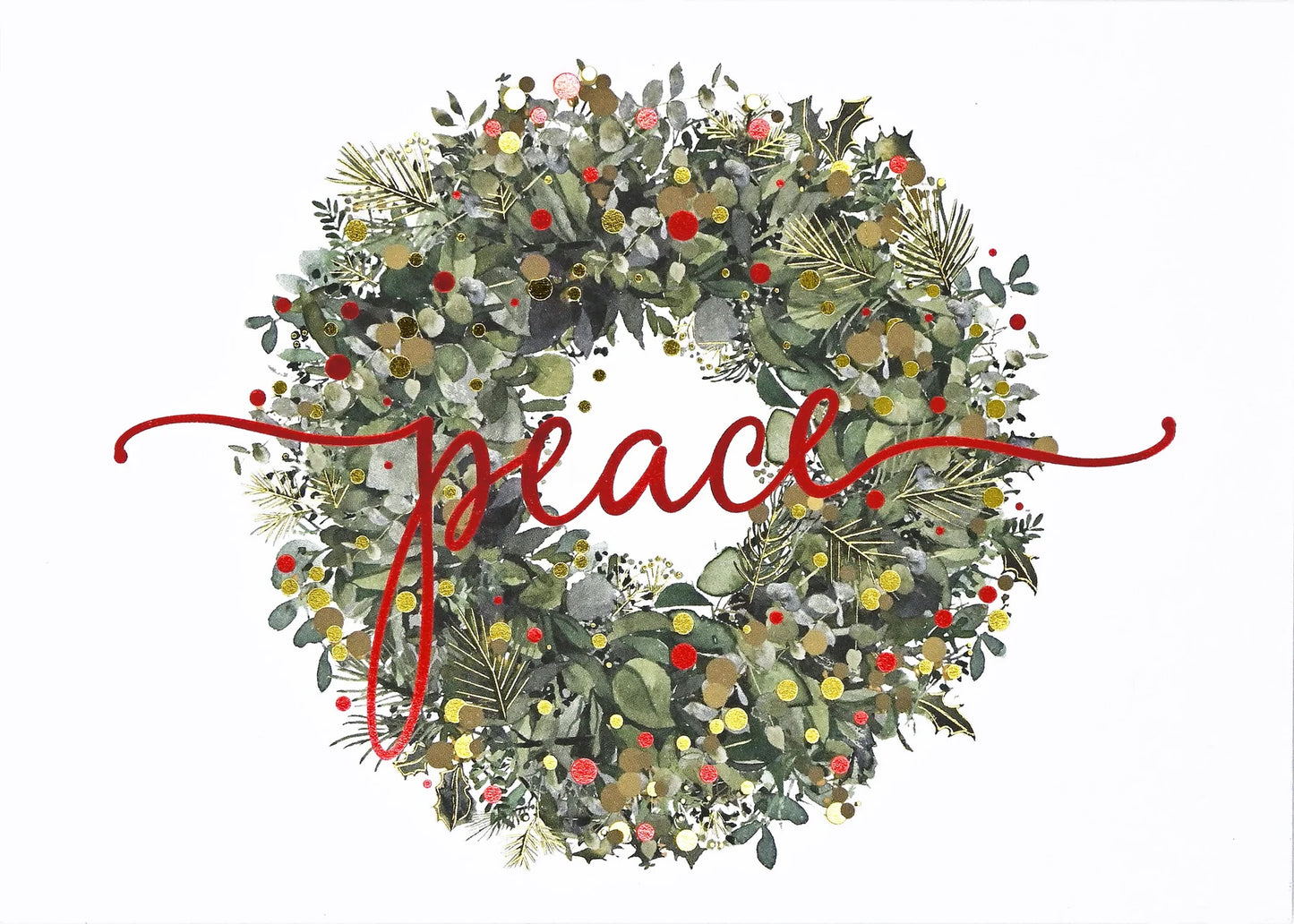 Wreath Of Peace Holiday Deluxe Boxed Cards