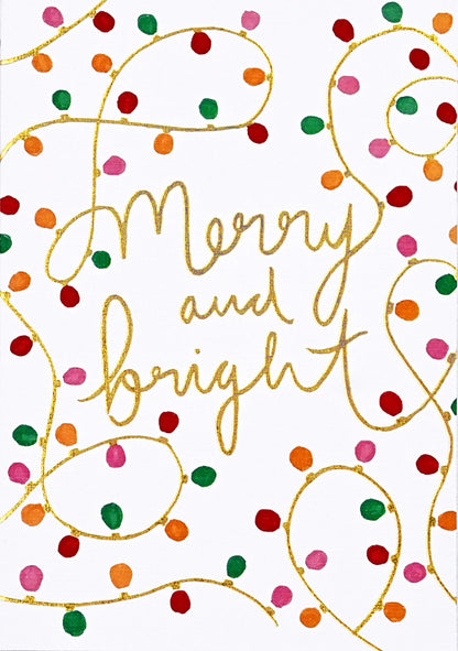 Merry And Bright Holiday Half Boxed Cards