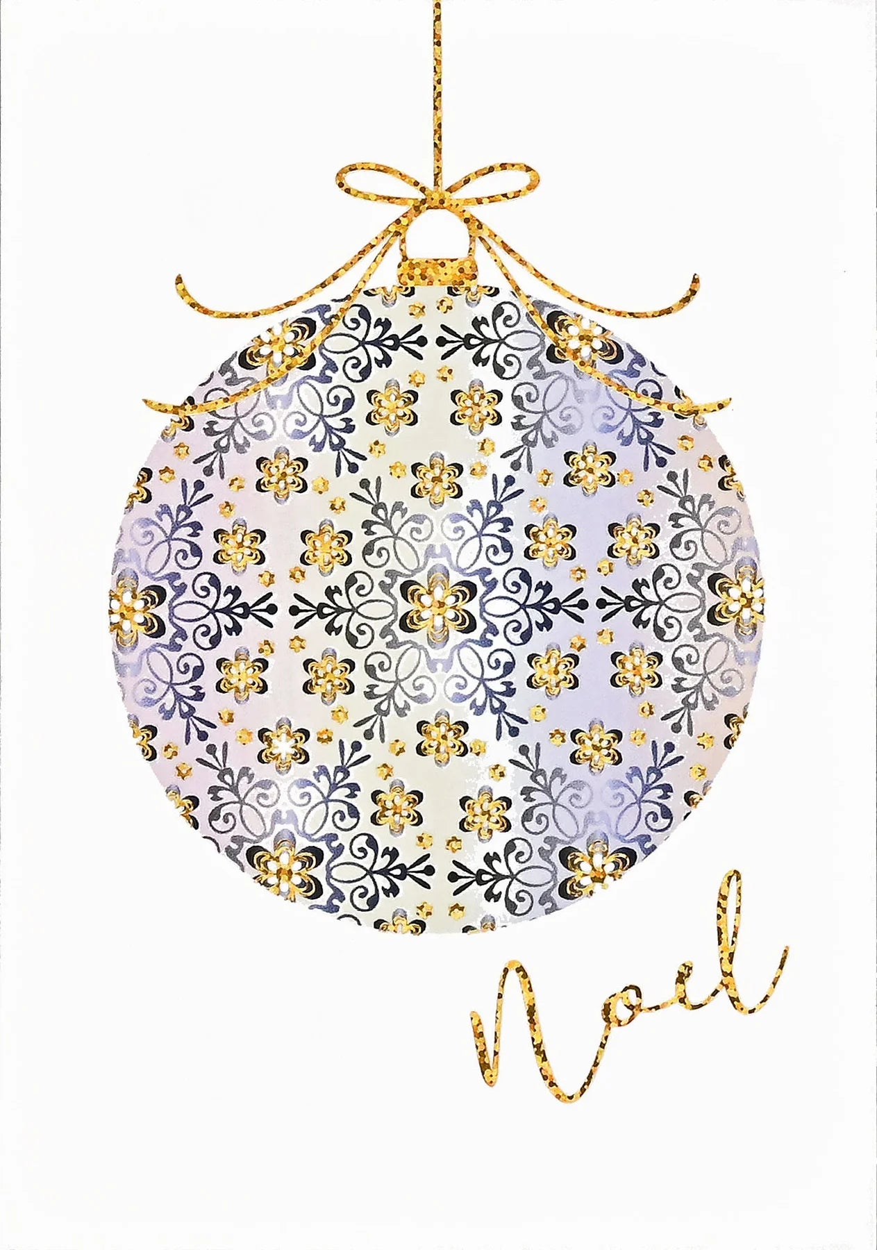 Filigree Ornament Holiday Half Boxed Cards