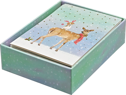 Winter Friends Holiday Half Boxed Cards