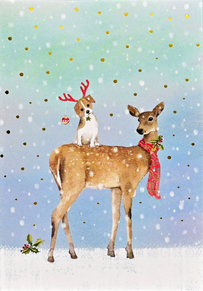 Winter Friends Holiday Half Boxed Cards