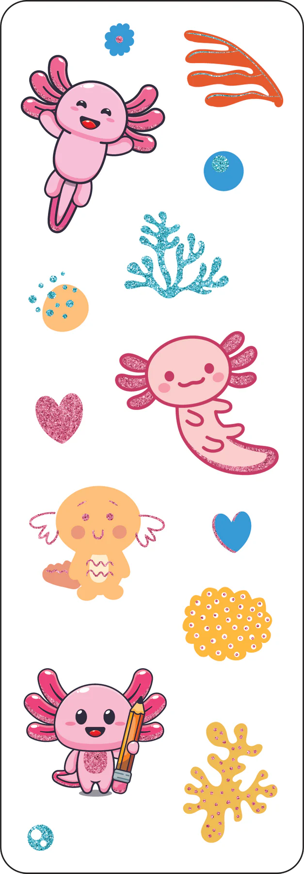 Axolotls Sticker Set